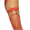 Leg Avenue - Leg Avenue Liguero Alto De Cuero Vegano Talla Única - Rojo
