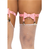 Leg Avenue - Leg Avenue Liguero Alto De Cuero Vegano Talla Única - Rosa