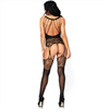 Leg Avenue - Leg Avenue Bodystocking Tirantes Espalda Talla Unica