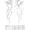 Passion Woman - Passion Woman Trixy Teddy Negro Talla L/Xl