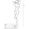 Passion Woman - Passion Woman Bs032 Bodystocking Rojo Talla Unica