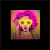 Forever - Forever Neon ART Led Power Woman yellow-purple FLA02