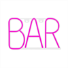 Forever Neon Led BAR pink Bat+USB