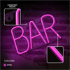 Forever - Forever Neon Led BAR pink Bat+USB