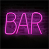 Forever - Forever Neon Led BAR pink Bat+USB