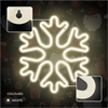 Forever - Forever Neon Led Christmas SnowFlake White FLNE20
