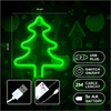 Forever - Forever Neon Led Christmas Tree Green FLNE16