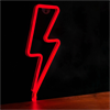 Forever - Forever Neon Led Light Bolt Red Bat+USB