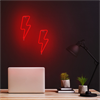 Forever - Forever Neon Led Light Bolt Red Bat+USB