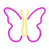 Forever Neon Led Light Butterfly Pink