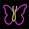 Forever - Forever Neon Led Light Butterfly Pink