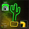 Forever - Forever Neon Led Light Cactus Orange Green Bat+USB