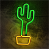 Forever - Forever Neon Led Light Cactus Orange Green Bat+USB