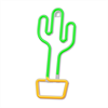Forever - Forever Neon Led Light Cactus Orange Green Bat+USB