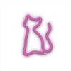 Forever Neon Led Light Cat Pink Bat+USB