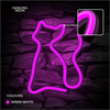 Forever - Forever Neon Led Light Cat Pink Bat+USB