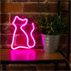 Forever - Forever Neon Led Light Cat Pink Bat+USB