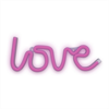 Forever Neon Led Light Love Pink Bat+USB