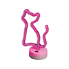 Forever Neon Led on a stand Cat Pink
