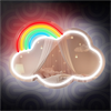 Forever - Forever Neon Mirror LED Cloud multicolor FMNE05