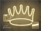 Forever - Forever Neon Plexi Led Crown Warm White Neolia