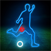 Forever - Forever Neon Plexi Led Footballer white