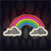 Forever - Forever Neon Plexi Led Rainbow On Clouds multicolor FPNE32