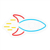 Forever Neon Plexi Led Rocket multicolor Neolia
