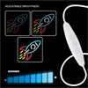 Forever - Forever Neon Plexi Led Rocket multicolor Neolia