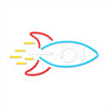 Forever - Forever Neon Plexi Led Rocket multicolor Neolia