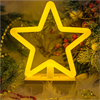 Forever - Forever Neon Wood Stand LED STAR warm white FLNW04