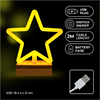 Forever - Forever Neon Wood Stand LED STAR warm white FLNW04