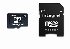 Integral - Tar. memoria microSDHC 16GB (clase 10) Integral Memory
