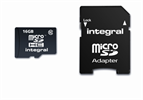 Tar. memoria microSDHC 16GB (clase 10) Integral Memory