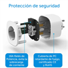 Meross - Meross Enchufe Inteligente 16A, 3680W compatible con Apple  HomeKit, Google y Alexa