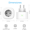 Meross - Meross Enchufe Inteligente 16A, 3680W compatible con Apple  HomeKit, Google y Alexa