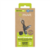 Muvit For Change - muvit for change cable Llavero multiconector (Tipo C, USB-A, 8-pin) negro