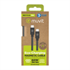 Muvit For Change - muvit for change cable magnético Tipo C a Tipo C 3A 60W negro