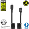 Muvit For Change - muvit for change cable rizado Tipo C a Tipo C 3A 60w 1,2m negro