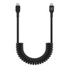 Muvit For Change - muvit for change cable rizado Tipo C a Tipo C 3A 60w 1,2m negro