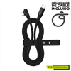 Muvit For Change - muvit for change cable Tipo C a Tipo C 3A/60W 1.2m gaming negro