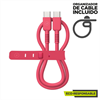 Muvit For Change - muvit for change cable Tipo C a Tipo C 3A/60W 1.2m magenta