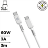 Muvit For Change - muvit for change cable Tipo C a Tipo C 3A/60W 3m blanco
