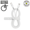 Muvit For Change - muvit for change cable Tipo C a Tipo C 3A/60W 3m blanco