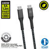 Muvit For Change - muvit for change cable Tipo C a Tipo C 5A/240W 1.2m resistente negro