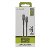 Muvit For Change - muvit for change cable Tipo C a Tipo C 5A/240W 1.2m resistente negro