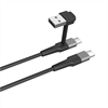 Muvit For Change muvit for change cable Tipo C + Tipo A a Tipo C 3A 15w 1,2m negro