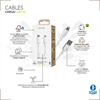 Muvit For Change - muvit for change cable USB a Lightning MFI 2,4A 3m blanco