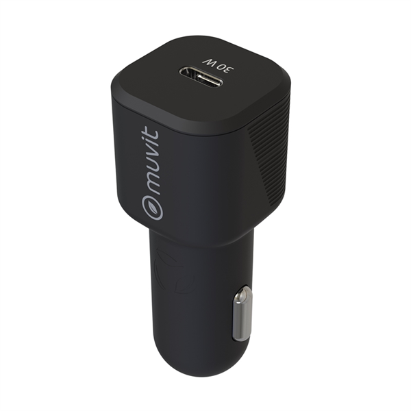 Muvit For Change - muvit for change cargador coche Tipo C PD 30W negro