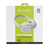 Muvit For Change - muvit for change cascos estéreo ANC Plegables con cancelación de ruido activa, adaptadores y funda d